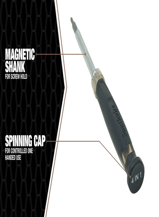 Southwire SD4N1P 4-in-1 Precision Screwdriver with Phillips and Slotted Bits - Image 5