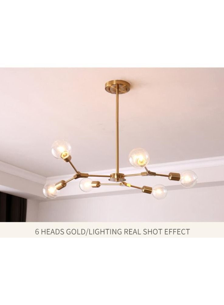 Nordic Magic Bean Molecular Hanging Light Modern LED Ceiling Chandelier Living Room Bedroom Bar Home Multiple Feads Lamp - Image 3