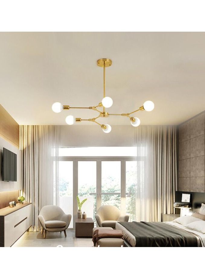 Nordic Magic Bean Molecular Hanging Light Modern LED Ceiling Chandelier Living Room Bedroom Bar Home Multiple Feads Lamp - Image 4