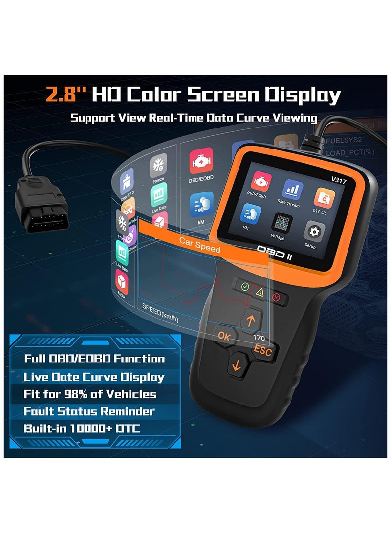 OBD2 Scanner Code Reader Data Stream Automotive Tools Engine Check Car Scanner Professional OBD 2 Auto Diagnostics - Image 2