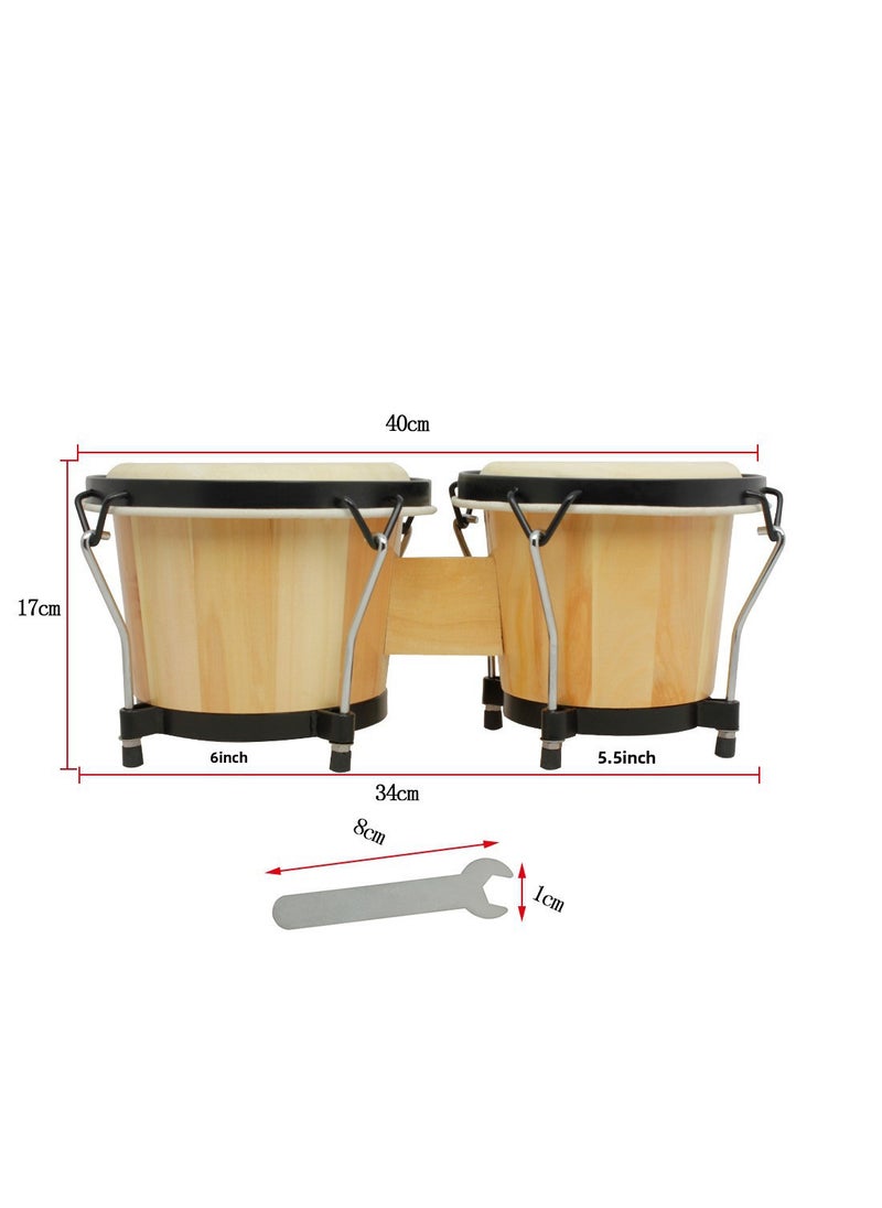 SLADE Natural Wood Bongo Drums 5.5  6 Inch Wood - pzsku/ZE871B36D77F93ABA5E84Z/45/_/1731523856/bbfcd6c0-236f-4dc4-8dc2-dde19117be20