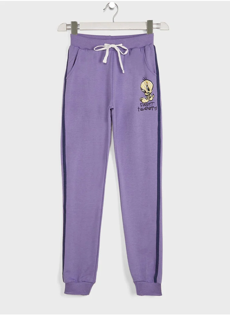 Warner Bros Youth Looney Tunes Tweety Sweatpants