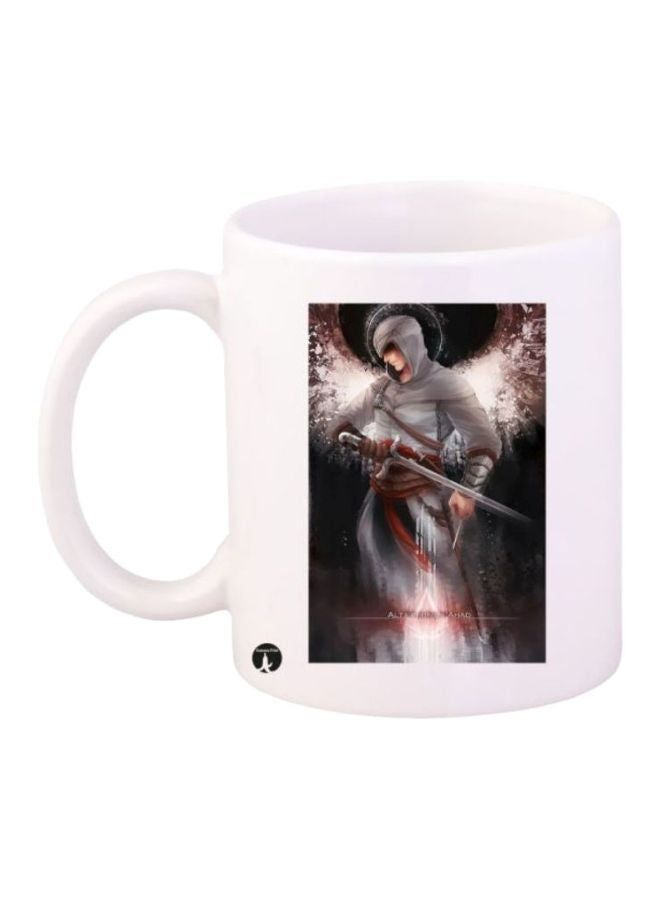 RKN Assassin's Creed Printed Coffee Mug White/Grey/Red - Image 2