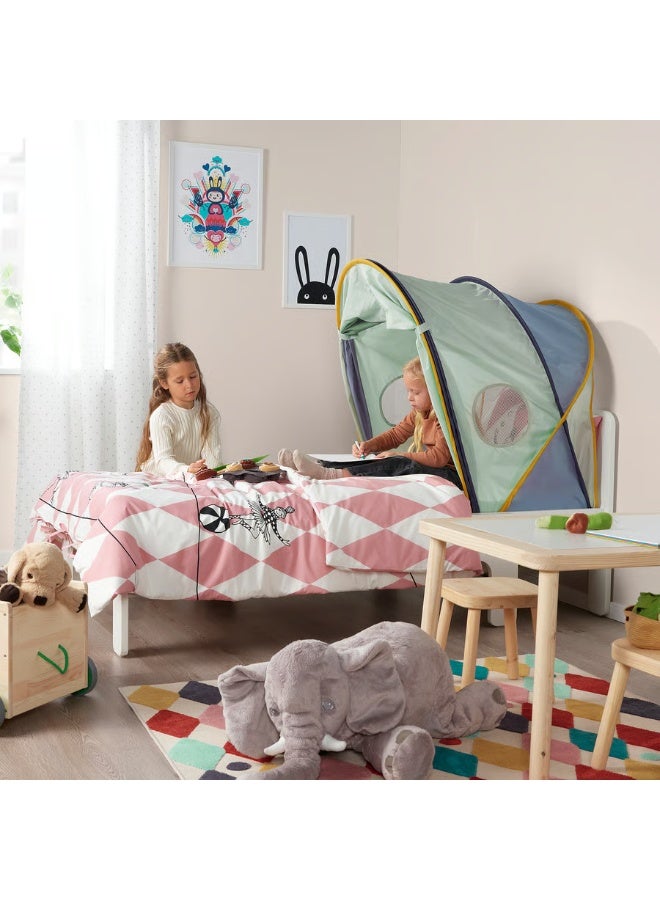 بیڈ ٹینٹ، نیلا/سبز، 70x80x90 سینٹی میٹر - Image 3