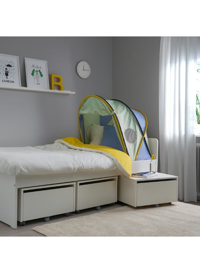 بیڈ ٹینٹ، نیلا/سبز، 70x80x90 سینٹی میٹر - Image 5