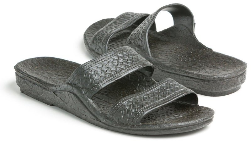 Pali Hawaii Unisex Adult Classic Jandal Sandal (Black, 7) - Image 1