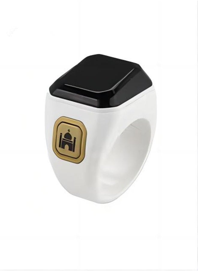 BSTWSH 18mm Zikr Smart Ring, with Bluetooth connection, vibration reminder, Tasbih counter and 5 daily prayer reminders, specially designed for Middle Eastern Arab countries  - Image 1