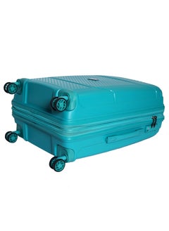 ROWER Travelling Suitcase Hard Shell Lightweight Luggage-Hard Sided with Spinner Wheels & 3 Digit Number Lock-Set of 3 Trolley Bags and 1 cosmetic bag (20/24/28/14 Inches)  - Image 4
