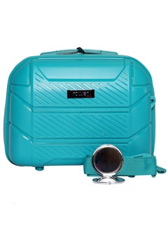 ROWER Travelling Suitcase Hard Shell Lightweight Luggage-Hard Sided with Spinner Wheels & 3 Digit Number Lock-Set of 3 Trolley Bags and 1 cosmetic bag (20/24/28/14 Inches)  - Image 5