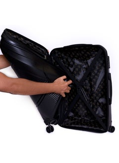ROWER Travelling Suitcase Hard Shell Lightweight Luggage-Hard Sided with Spinner Wheels & 3 Digit Number Lock-Set of 3 Trolley Bags and 1 cosmetic bag (20/24/28/14 Inches)  - Image 3