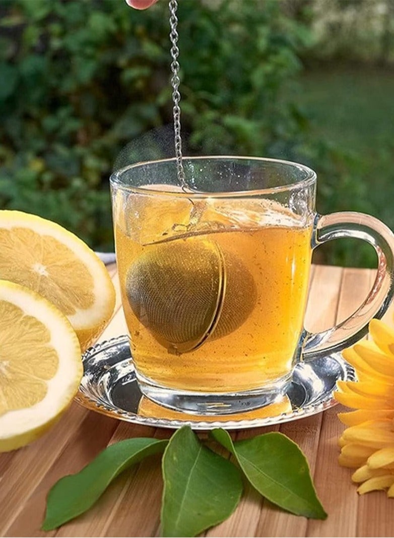 Tealand Durable Fine Mesh Strainer Tea Ball Filter With Chain Stainless Steel Strainer To Brew Loose Leaf Tea Spices & Seasonings 65mm - Image 4