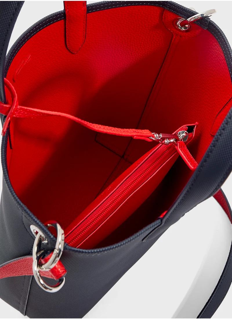 LACOSTE Essentials Top Handle Zip Over Tote