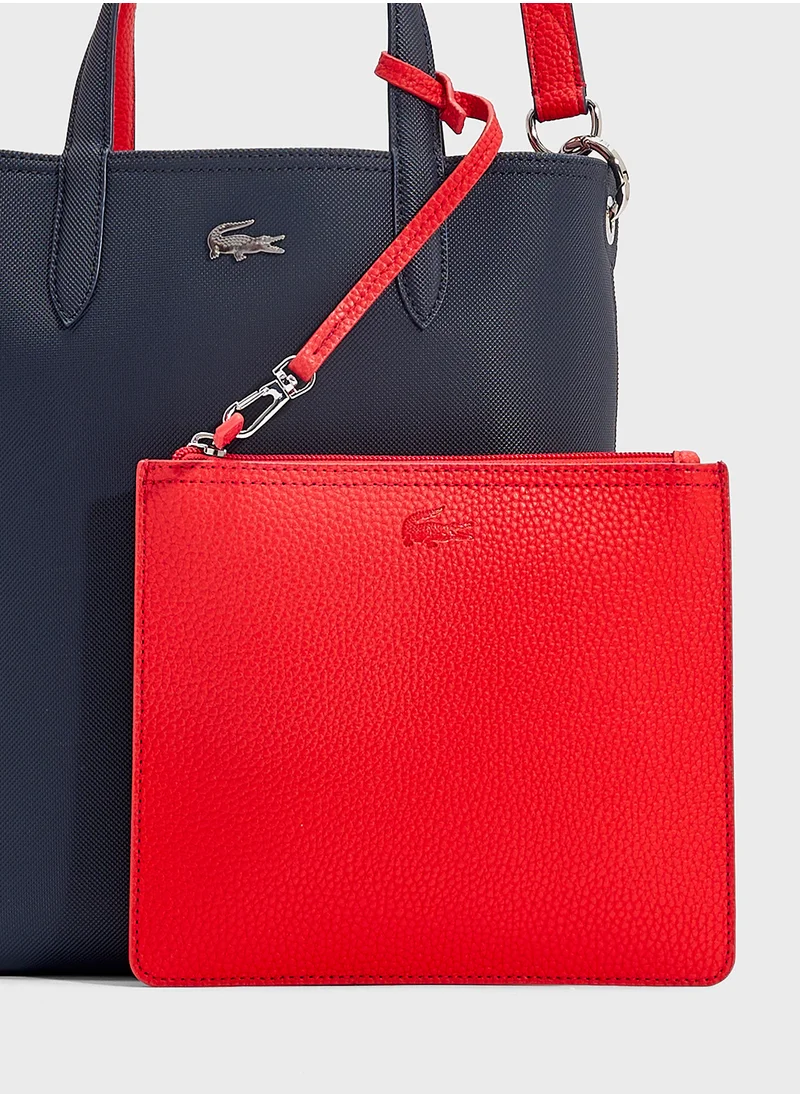 LACOSTE Essentials Top Handle Zip Over Tote