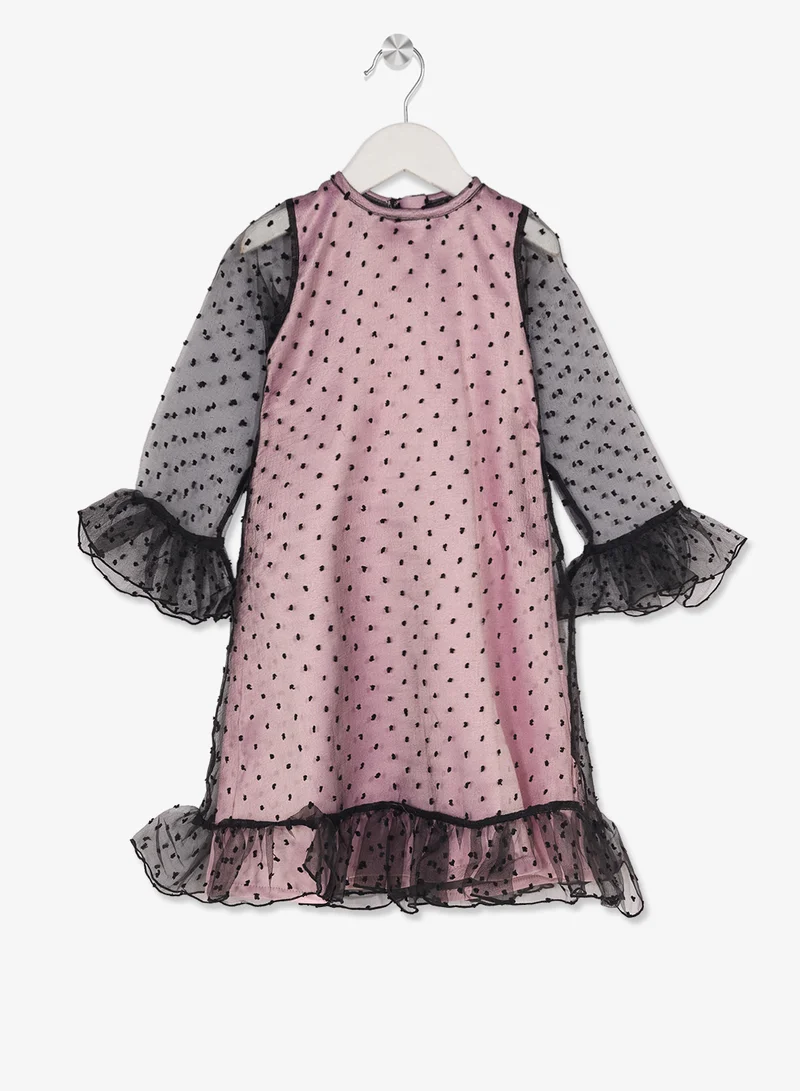 Little Golden Apple Little Polka Dots Dress