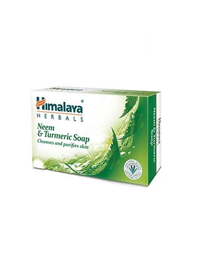 Himalaya - Herbals Neem And Turmeric Soap 125Gm (Pack Of 4) With Value Pack Save Rs.20 - Image 1
