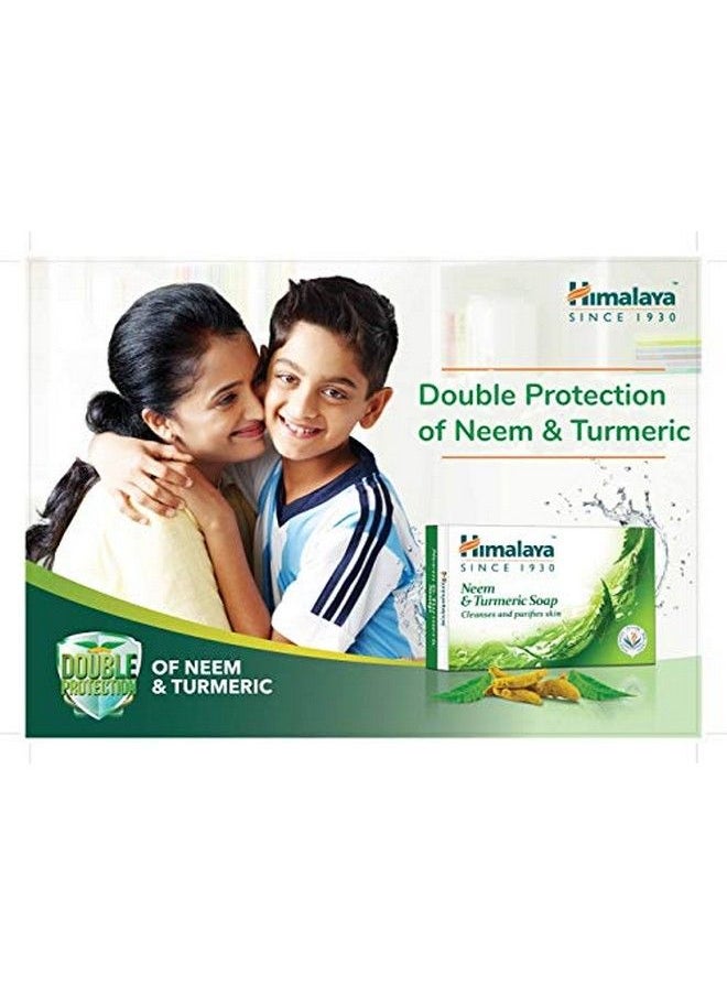 Himalaya - Herbals Neem And Turmeric Soap 125Gm (Pack Of 4) With Value Pack Save Rs.20 - Image 1