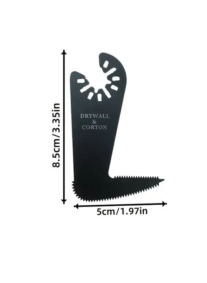 3pcs Heavy Duty Quick Release Vibrating Saw Blades Serrated Edge Metal Drywall Wood - Image 3