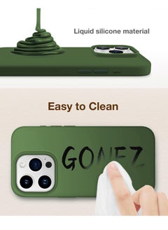 Houmt iPhone 15 Pro Max Case Silicone with 1X Camera Protector+ 1X Screen Protector Compatible with iPhone 15 Pro Max Cover Liquid Soft Silicone Inside Microfiber Lining Slim Thin Protective Case Cover  - Image 3