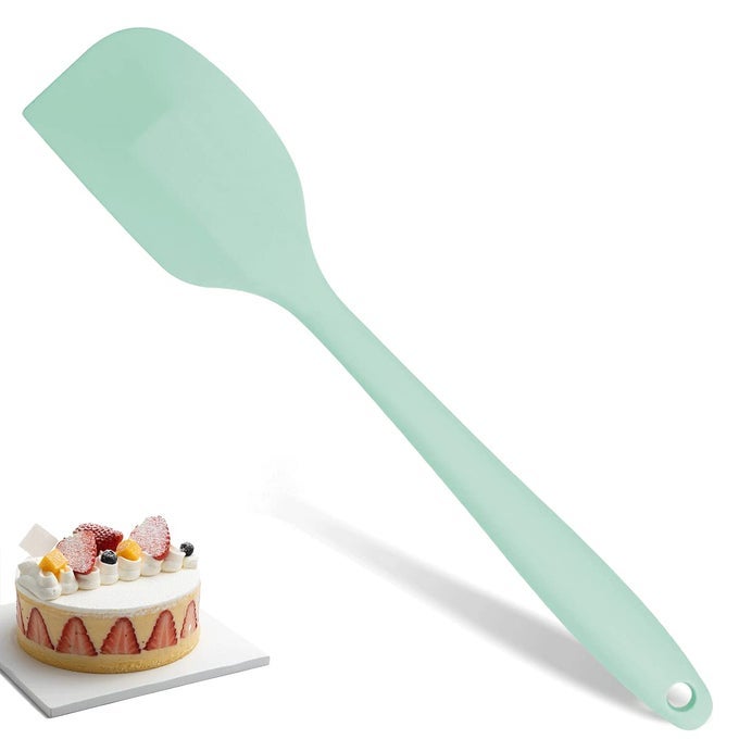 108 INCH 600F MINT GREEN HEAT RESISTANT SILICONE SPATULA KITCHEN SILICONE SPATULA FOR COOKING DISHWASHER SAFE RUBBER SPATULA FOR BAKING CAKE PANCAKE