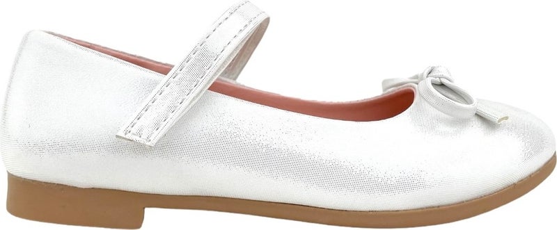 Nubebe Mini Bow Kids Ballerina Shoes Mother of Pearl Needle  - Image 1