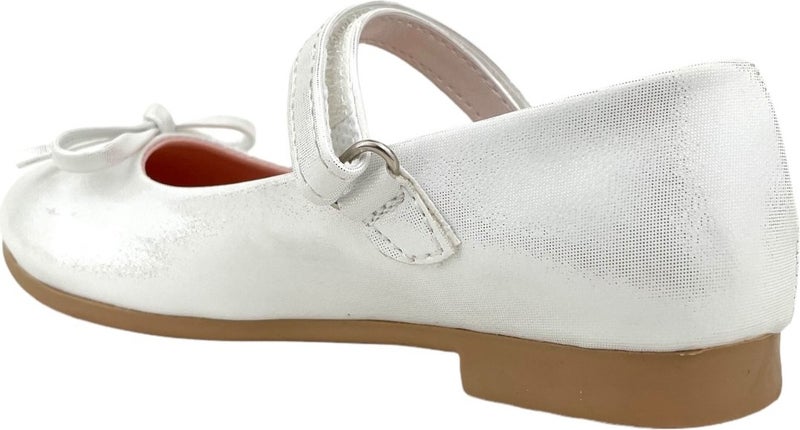 Nubebe Mini Bow Kids Ballerina Shoes Mother of Pearl Needle  - Image 3