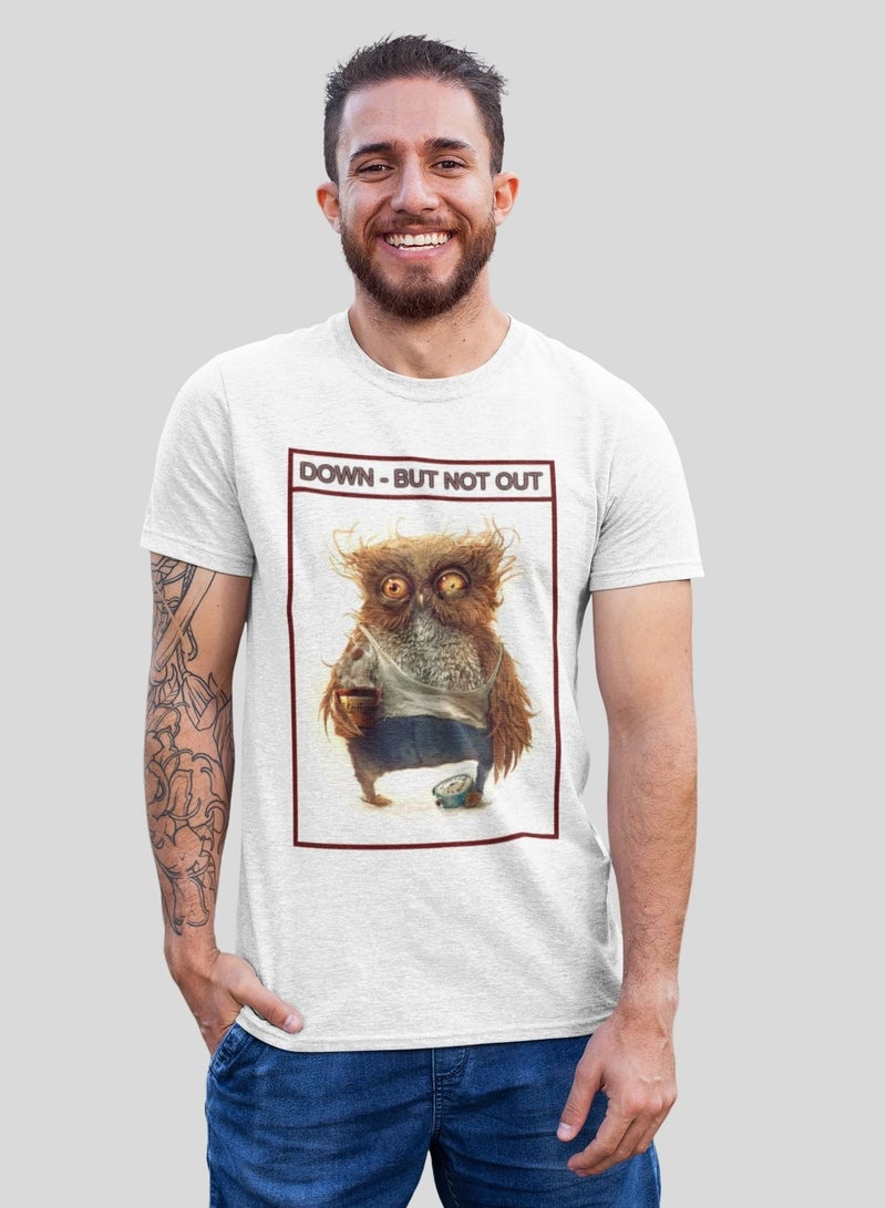 MERCH Down But Not Out T-shirt - Inspire Entrepreneurs - Image 1