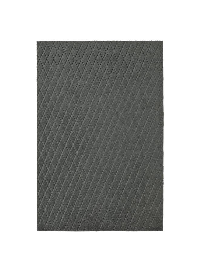 Zaboon Door mat, indoor, dark grey, 60x90 cm - Image 1