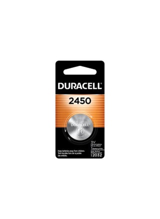 Duracell 2450 3V Lithium Battery, 1 Count Pack, Lithium Coin Battery for Medical and Fitness Devices, Watches, and more, CR Lithium 3 Volt Cell - pzsku/ZE87299F26A8B044AC973Z/45/_/1715468614/7bbbf003-a5c3-43f2-9536-43ef5e4d4059