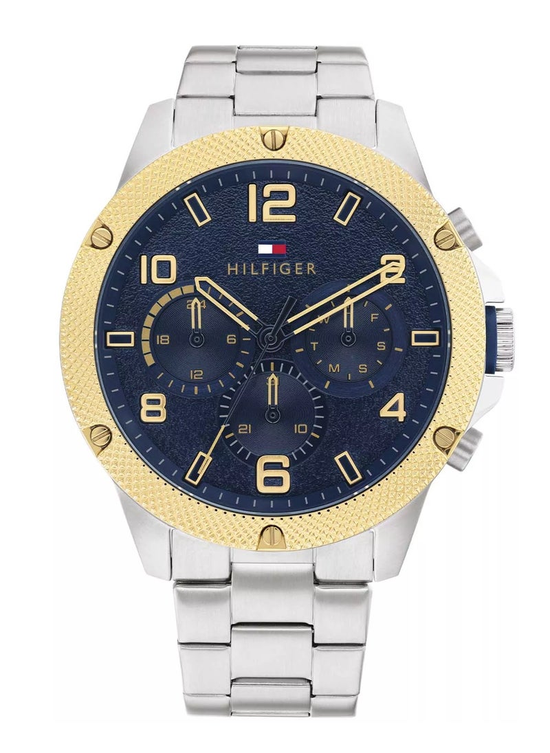 Tommy Hilfiger Plus Men's Quartz Stainless Steel Watch 1792031-46mm  - Image 1