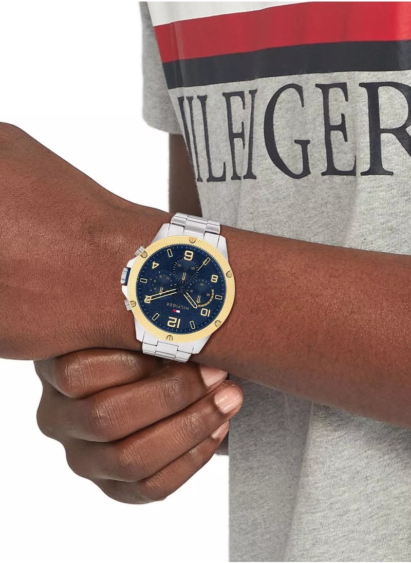 Tommy Hilfiger Plus Men's Quartz Stainless Steel Watch 1792031-46mm  - Image 4