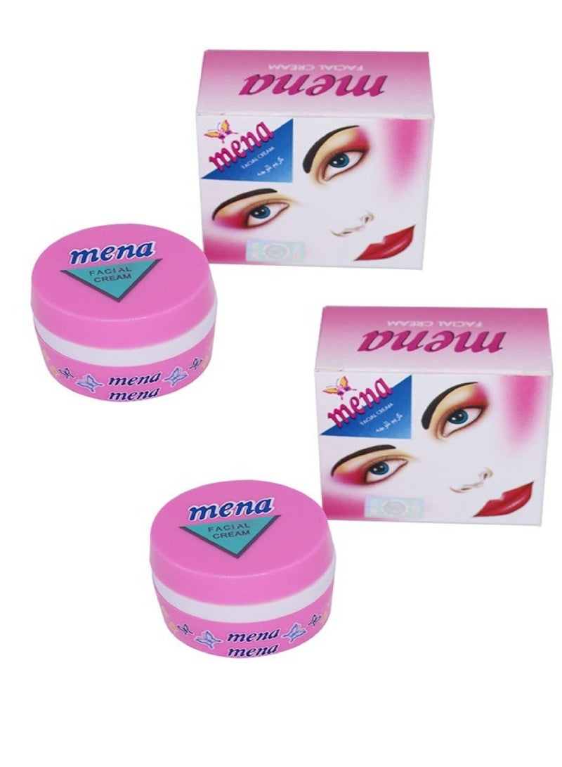 Mena 2 Pieces Of Mena Facial Cream 2X3gram