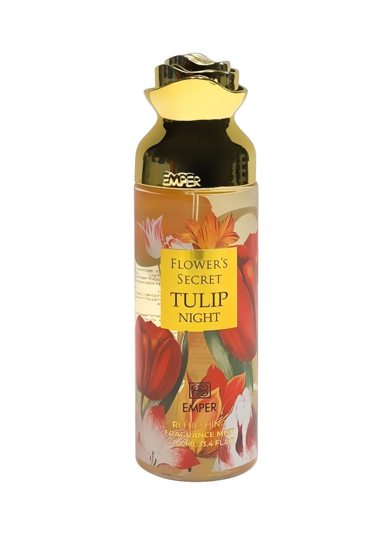 emper Amber Flowers Secret Tulip Night Body Mist - 100ml