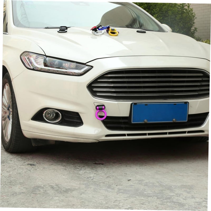 زخرفة خطاف السحب على شكل حرف U باللون الأرجواني سهلة التركيب للسيارات وسيارات الدفع الرباعي والشاحنات متوسطة الحجم - Image 3
