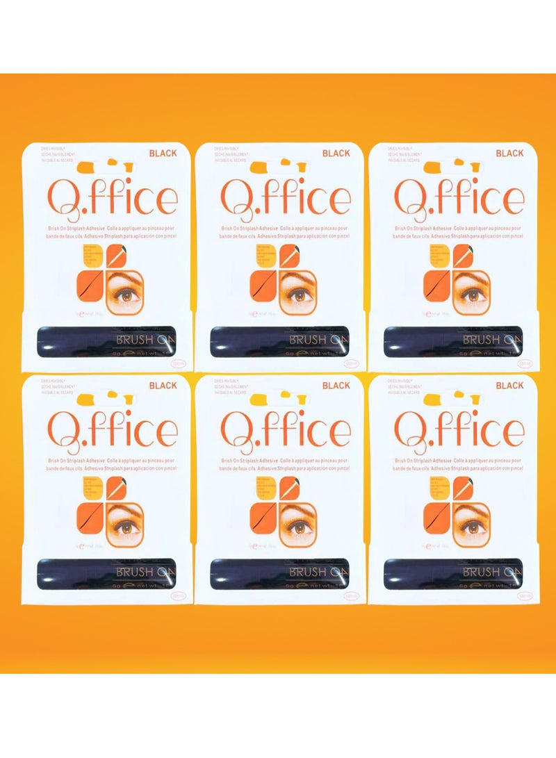 Office 6 Pieces Eyelash Glue Black 6g - Image 1