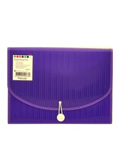 Foldermate 13-Pocket Expanding File Purple  - Image 1