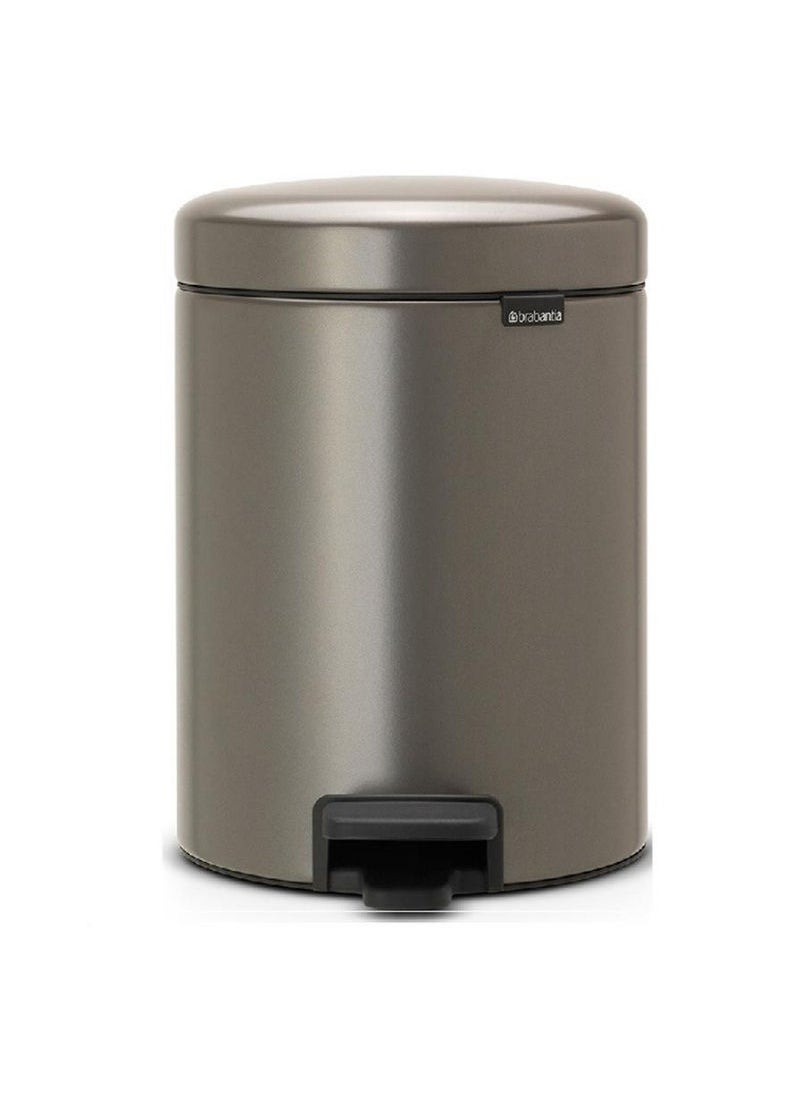 brabantia NewIcon Pedal Bin 5L Platinum 