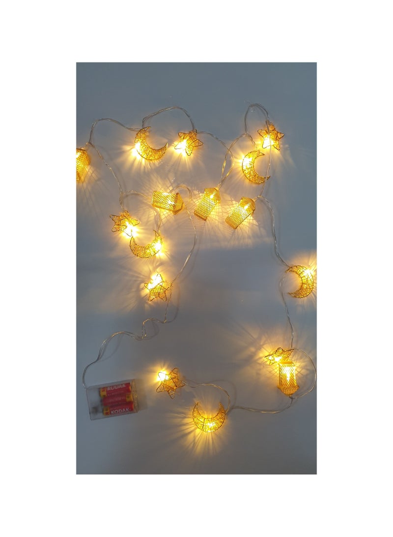 Al Zaabiah LED Light String for Decoration – Moon & Castles | Ramadan & Eid Festive Lights - Image 5