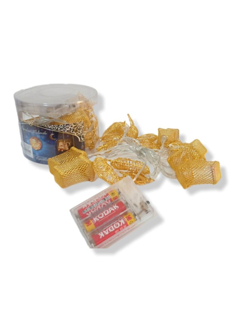 Al Zaabiah LED Light String for Decoration – Moon & Castles | Ramadan & Eid Festive Lights - Image 3