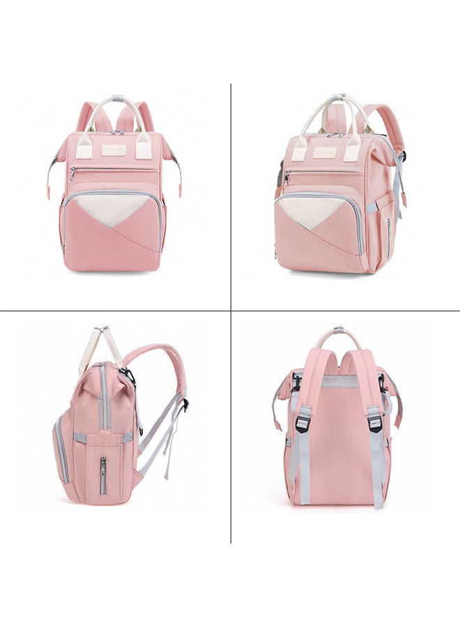 SHABILI Baby Bag Diaper Bag Backpack Mommy Bag Maternity Bag Nylon Waterproof Odorless Large-Capacity Multi-Pocket Travel Pack with Insulated Bottle Holders, Stroller Hooks Design for Daily Casual Trips - Image 5