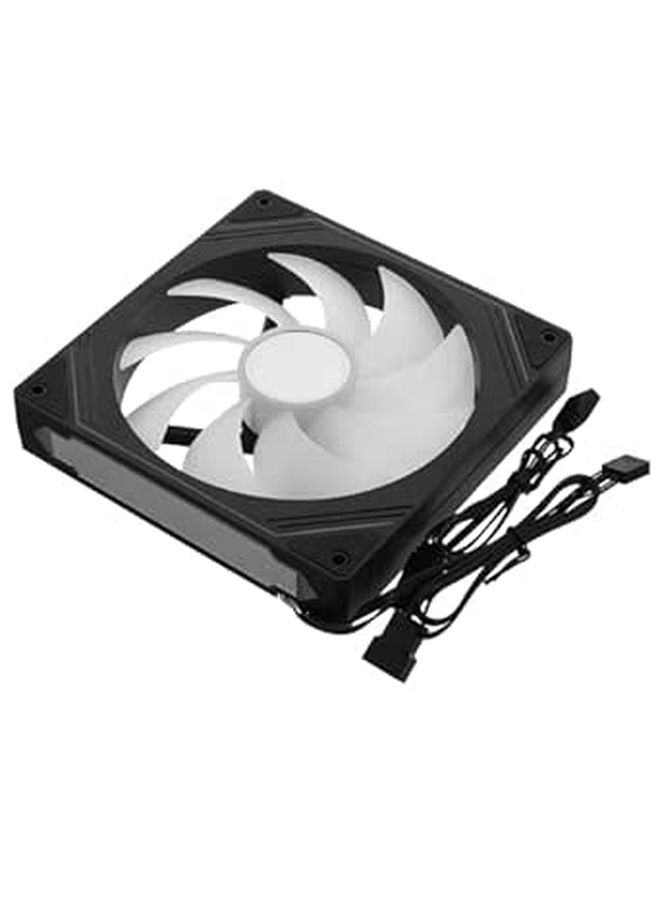 White Blade Argb 14cm Pc Case Fan With Infinity Mirror And 5V 3Pin Sync - Image 1