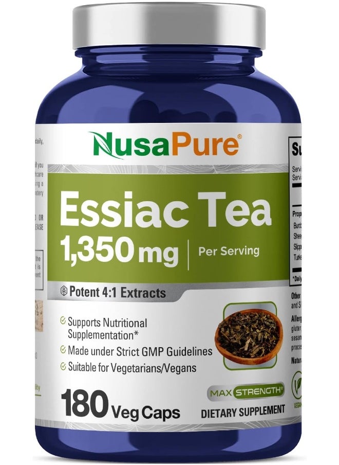 نوسابيور - شاي إيسياك 1350 مجم 180 كبسولة نباتية - Image 1