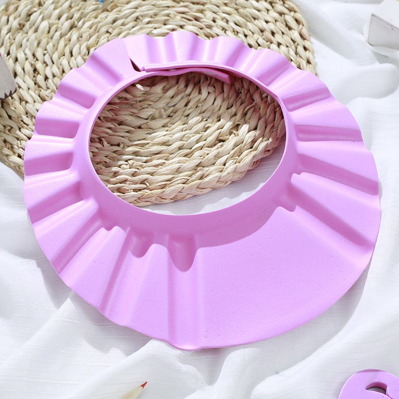 general Baby Shower Cap Waterproof EVA Bath Shampoo Hat for Kids - Image 5
