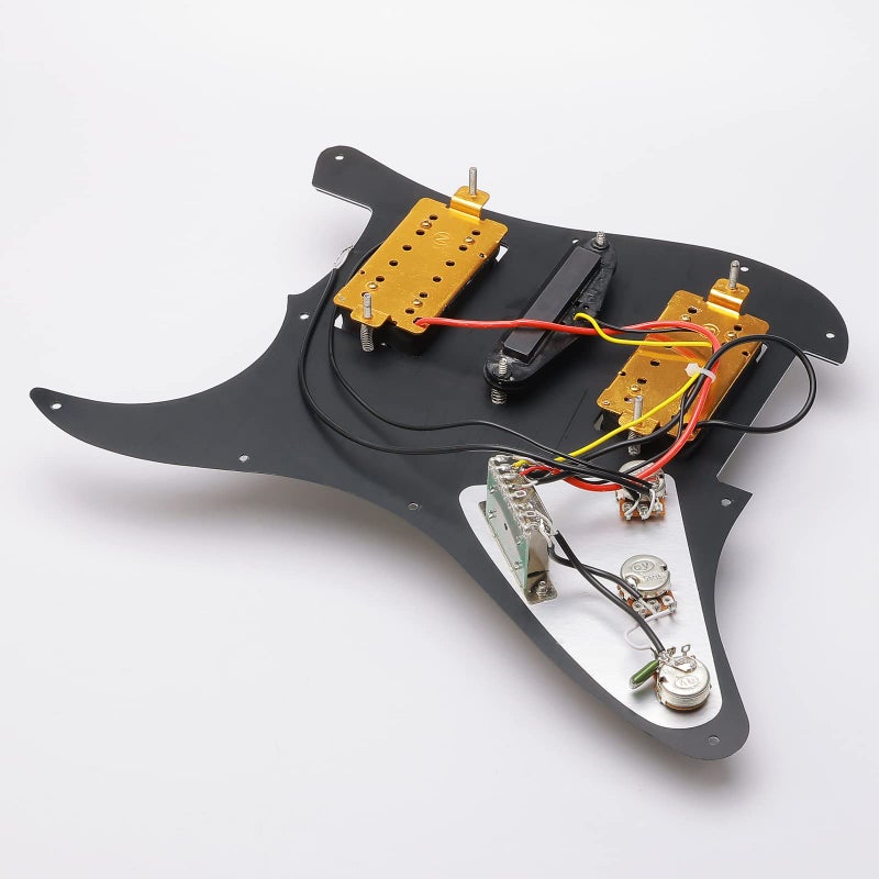 JIUWU لوحة بيكغارد سوداء موصلة HSH من JIUWU لاستبدال جيتار فندر سترات - Image 4