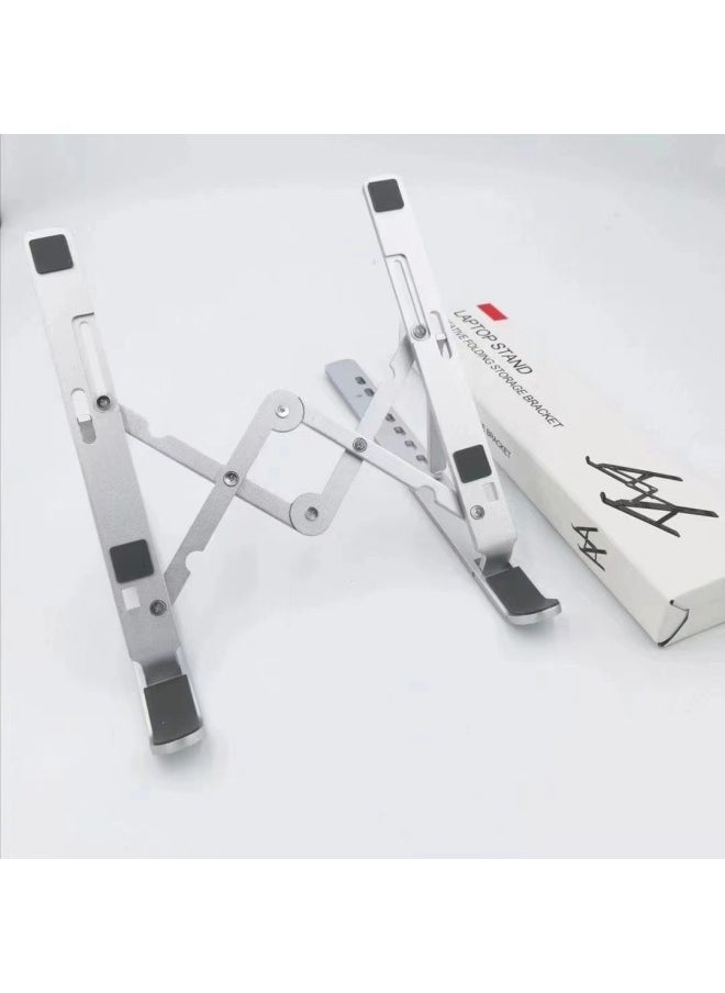 Laptop Bracket N3 Aluminum Alloy Bracket Office Online Class Gift Tablet PC Bracket-Color:Silver-Applicable Size:Double Fork - Image 5