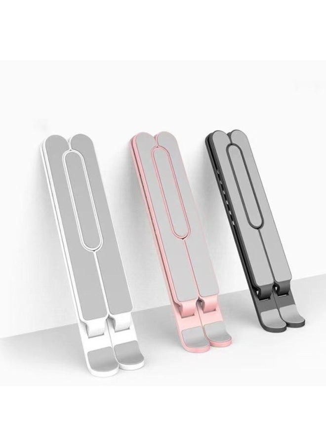 Laptop Bracket N3 Aluminum Alloy Bracket Office Online Class Gift Tablet PC Bracket-Color:Silver-Applicable Size:Double Fork - Image 4
