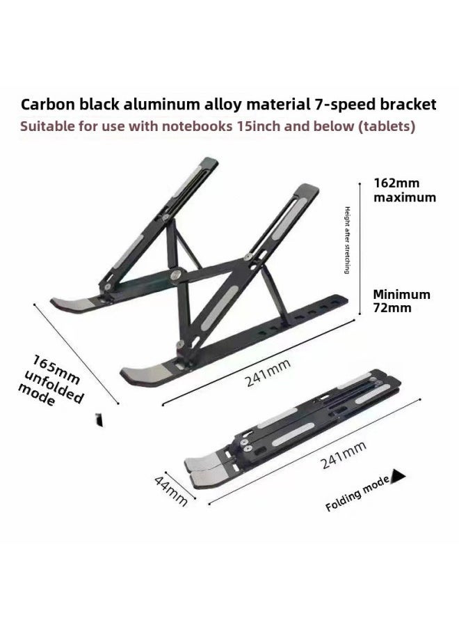 Laptop Bracket N3 Aluminum Alloy Bracket Office Online Class Gift Tablet PC Bracket-Color:Silver-Applicable Size:Double Fork - Image 3