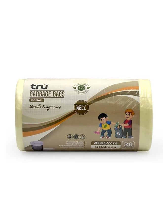 Tru Vanilla Scented Garbage Bags Compact Roll 46x52cm - Pack of 3  - Image 2