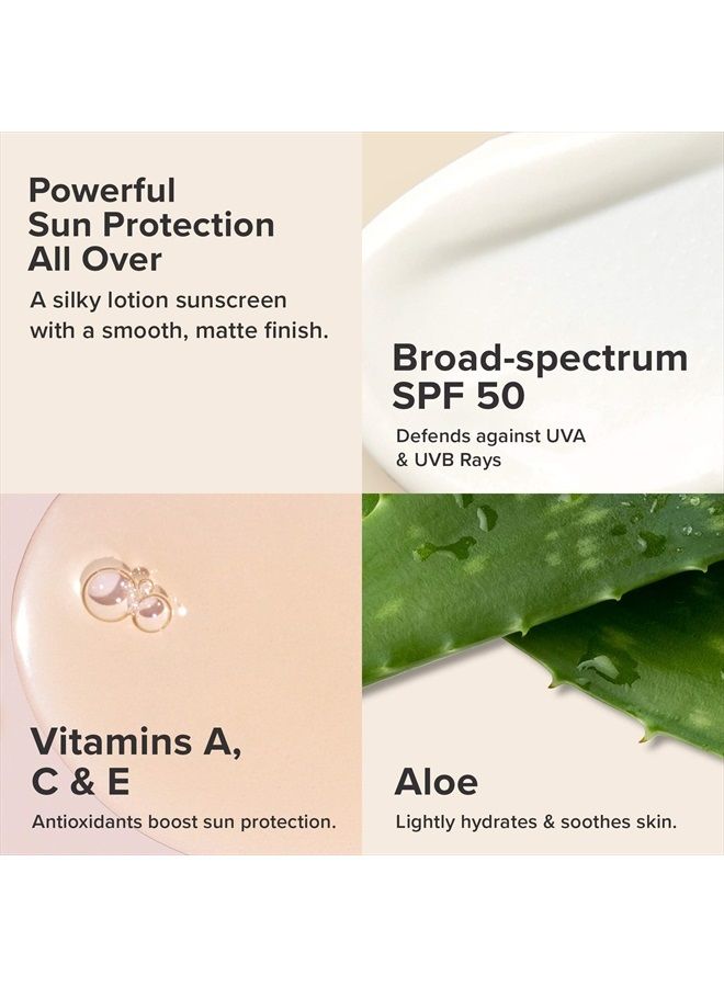 PAULA'S CHOICE واقي شمس غير دهني، خالي من الزيت للوجه والجسم SPF 50، حماية من UVA و UVB، مقاوم للماء والعرق، 5 أونصات - Image 3