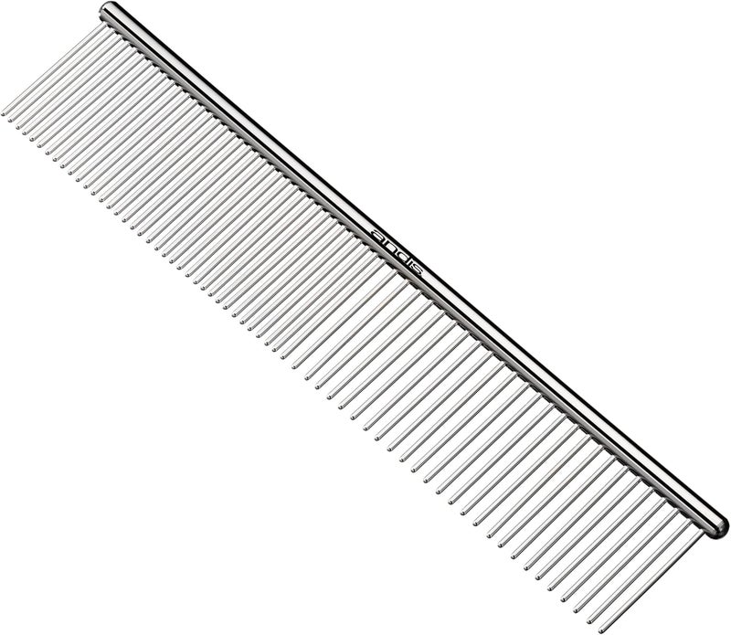 Andis 65730 StainlessSteel Comb for Knots Mats  Loose Hair Removal  Effective Dematting Tool Comfortable Lightweight Portable  Safe for Dogs Cats  Pets  Silver 712Inch - Image 2