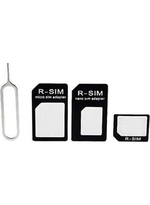 HappyCase - Nano and Micro Sim Card Adapter Simcard Enlargement Apparatus Set - Image 1